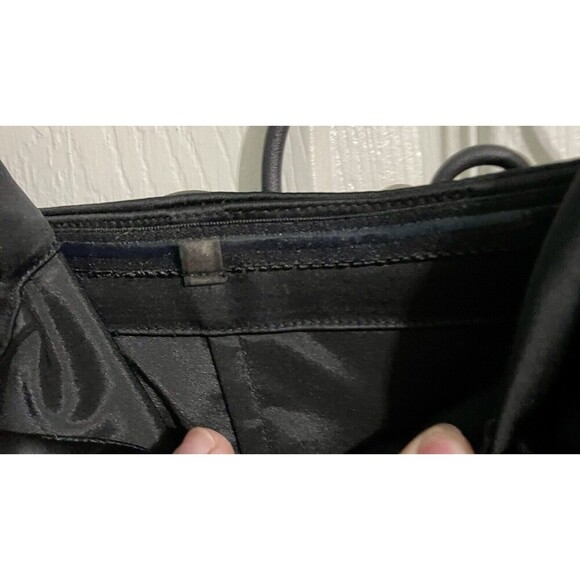 White House Black Market Dress Womens Satin Ruffled Strapless Dress Size 6 - Picture 7 of 9